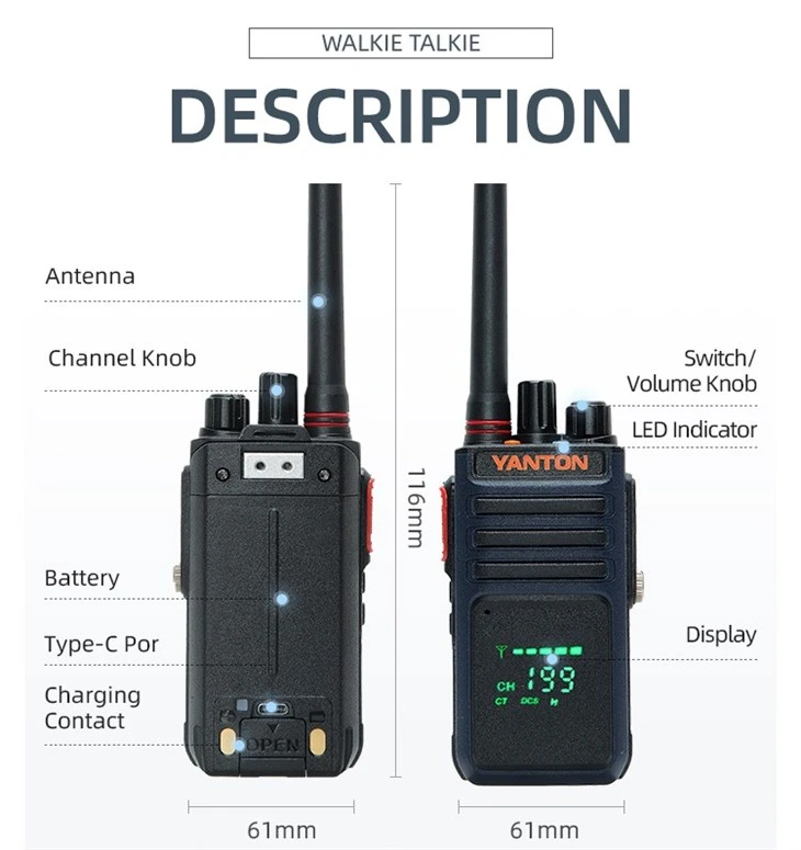 Walkie Talkie With Hidden Display